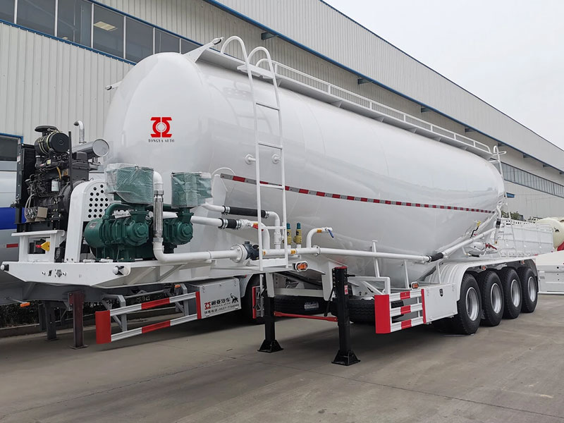 50m³ Large Volume Powder Cement Tanker Semi Trailer