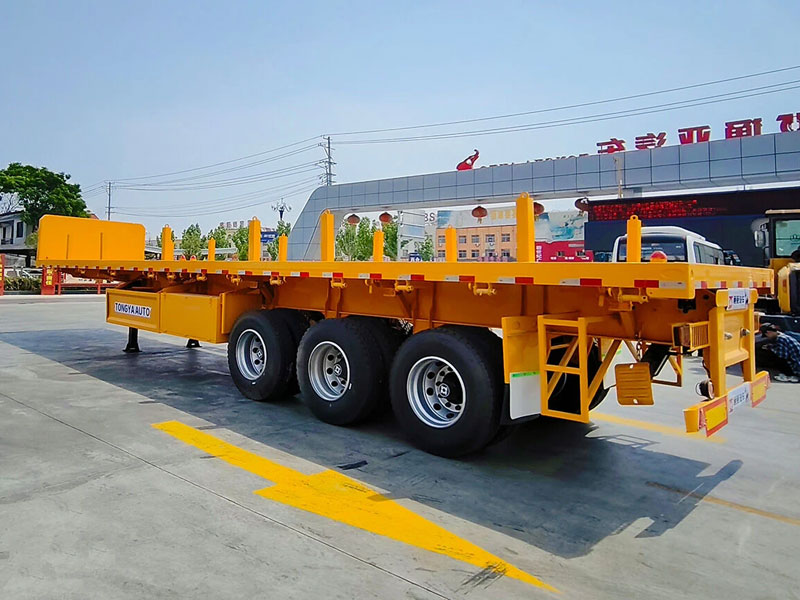Side Dump Flatbed Semi Trailer